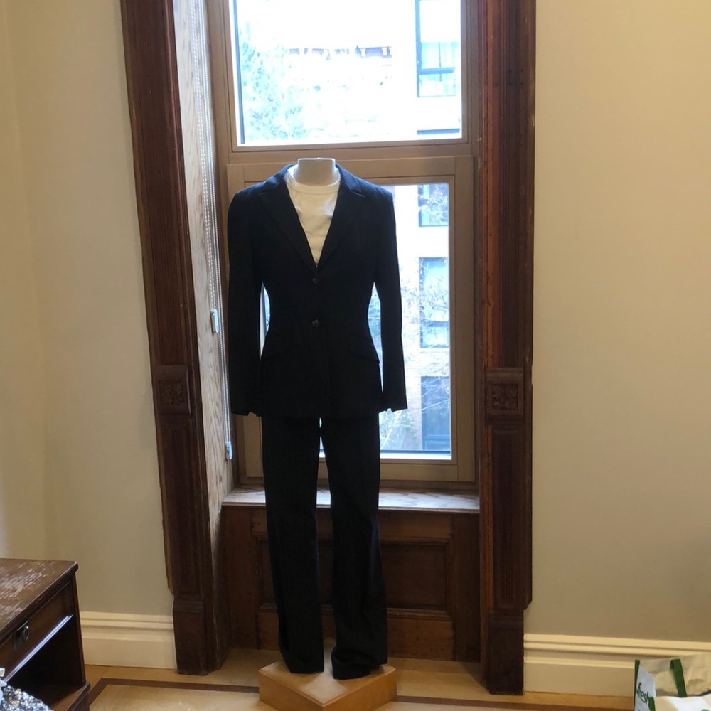 Piazza Sempione pinstripe girlboss suit size 46(it)